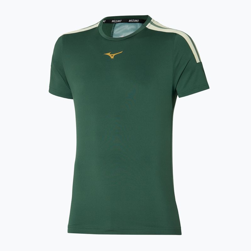 Férfi futópóló Mizuno Shadow Tee zöld 62GAA00237