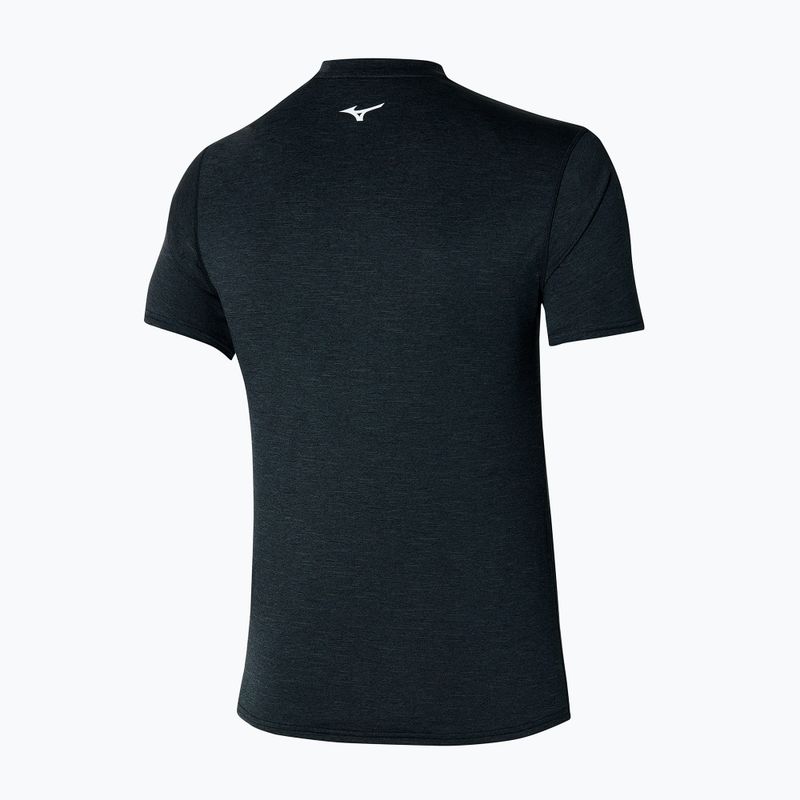 Férfi futópóló Mizuno Core Tee black 2