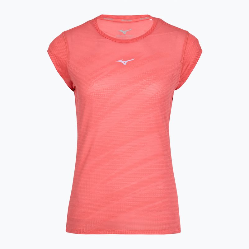 Női futópóló Mizuno Aero Tee sunkissed coral