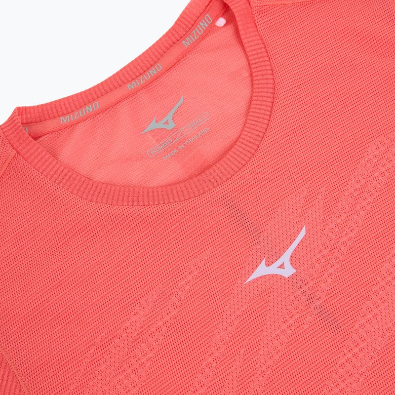 Női futópóló Mizuno Aero Tee sunkissed coral 3