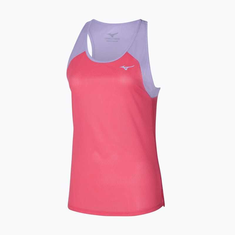 Női futó tank top Mizuno DryAeroFlow Tank sunkissed coral