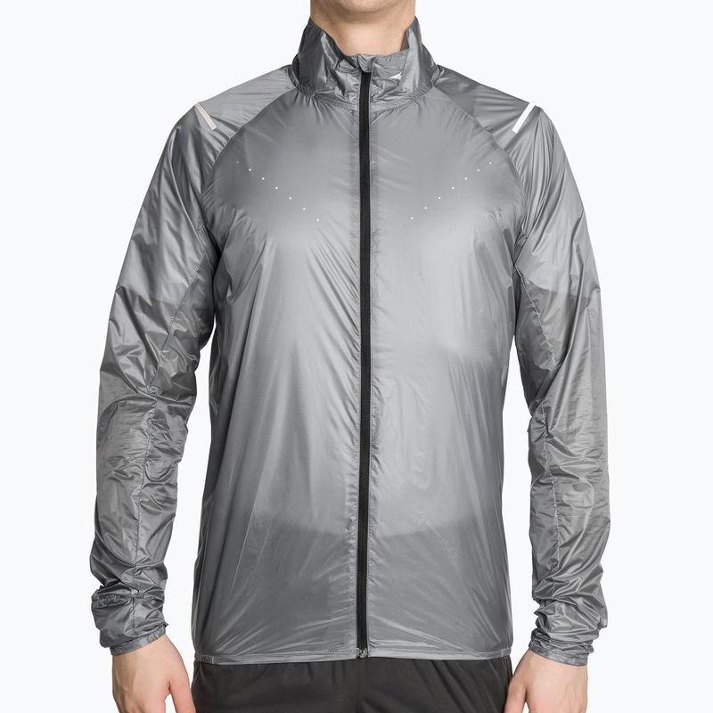 Férfi futódzseki Mizuno Aero heather