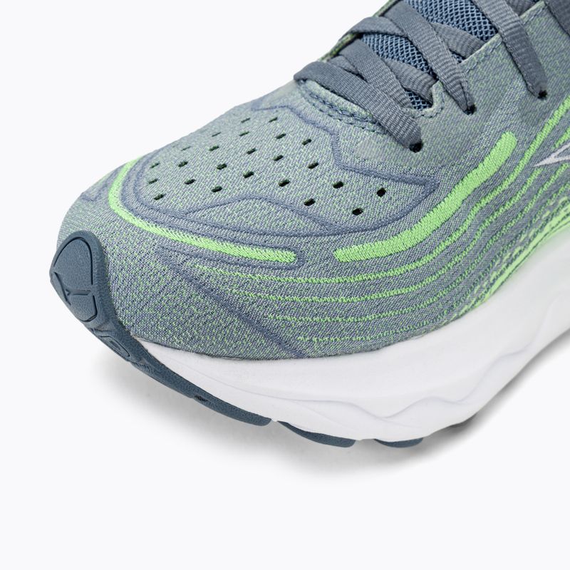 Férfi futócipő Mizuno Wave Skyrise 4 camo zöld/kínai kék/909c 7