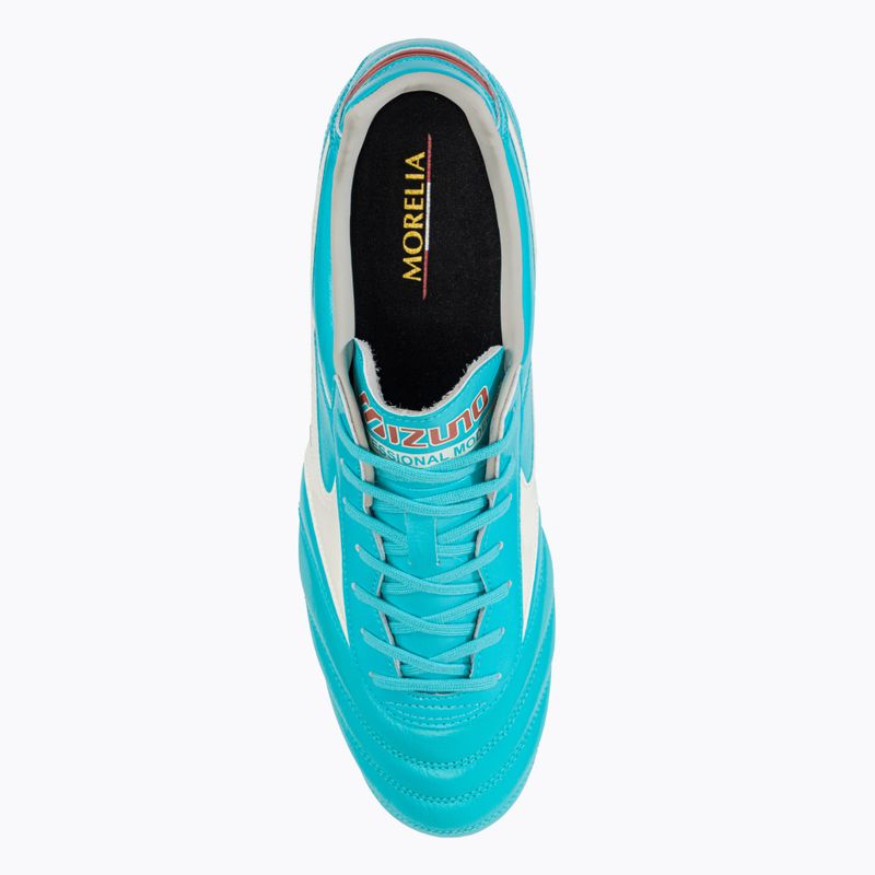 Mizuno Morelia II Pro futballcipő kék és fehér P1GA231325 6