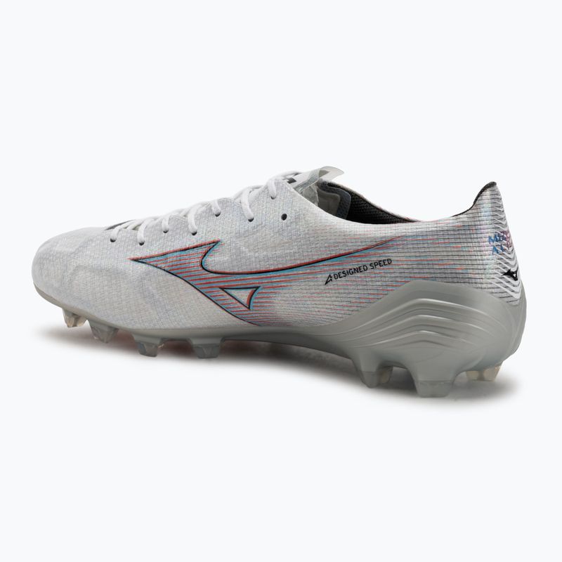 Férfi futballcipő Mizuno Alpha JP white/ignition red/801 c 3