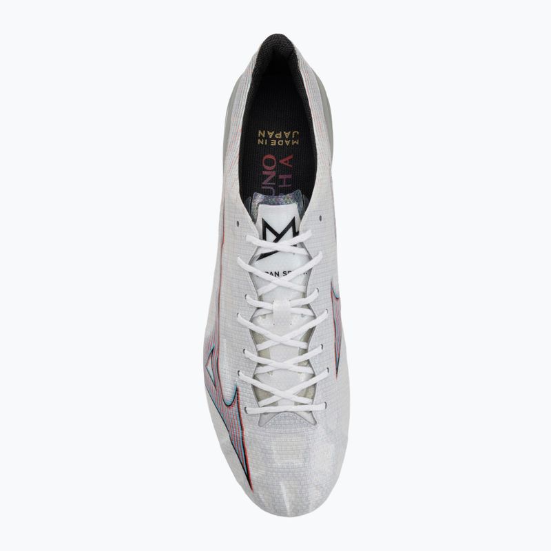 Férfi futballcipő Mizuno Alpha JP white/ignition red/801 c 5