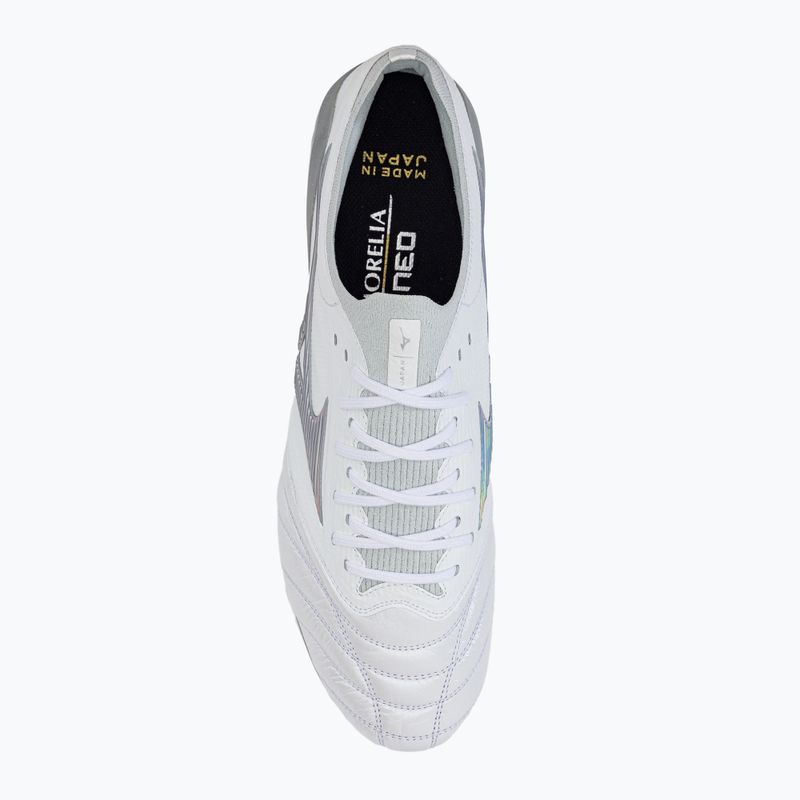 Mizuno Morelia Neo III Beta JP futballcipő fehér P1GA239004 6