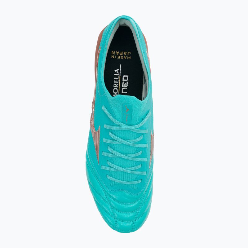 Mizuno Morelia Neo III Beta JP labdarúgócipő kék P1GA239025 6