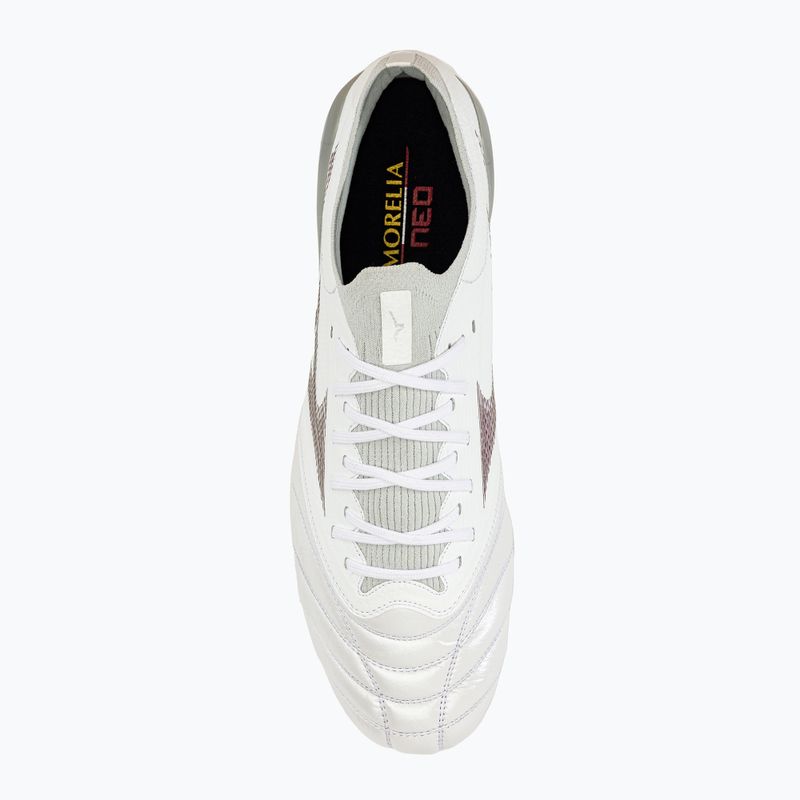 Mizuno Morelia Neo III Beta Elite férfi futballcipő fehér P1GA239104 6