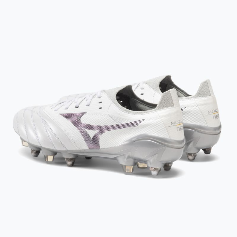 Mizuno Morelia Neo III Elite M fehér/hologram/hűvös szürke 3c futballcipő 3