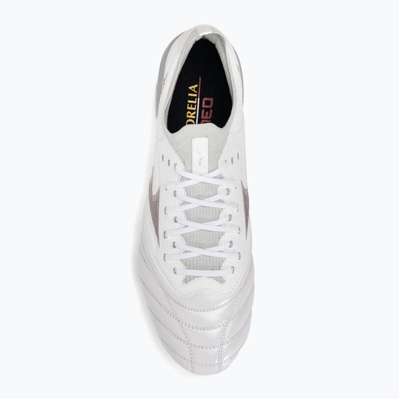 Mizuno Morelia Neo III Elite M fehér/hologram/hűvös szürke 3c futballcipő 6