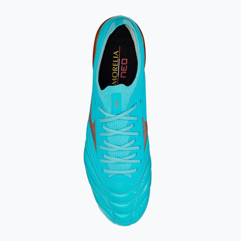 Mizuno Morelia Neo III Elite M labdarúgócipő kék P1GC239125 6