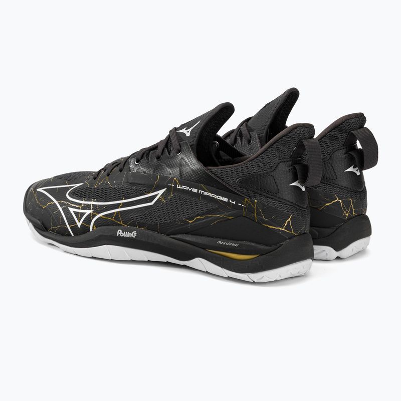 Férfi kézilabda cipő Mizuno Wave Mirage 4 fekete X1GA215041 3