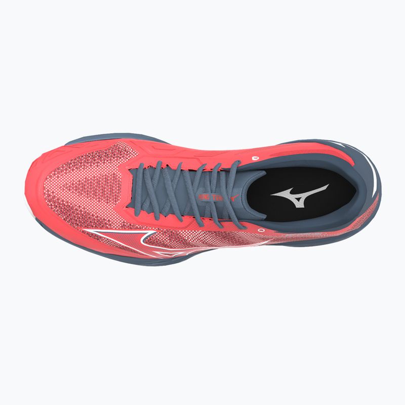 Női teniszcipő Mizuno Wave Exceed Light AC Fierry Coral 2/Fehér/Kínai kék 61GA221958 12