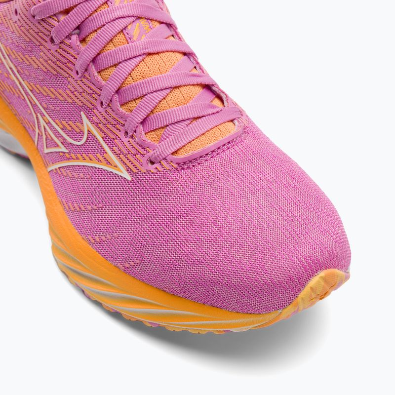 Női futócipő Mizuno Wave Rider 26 Roxy ciklámen/fehér/mockorang 8