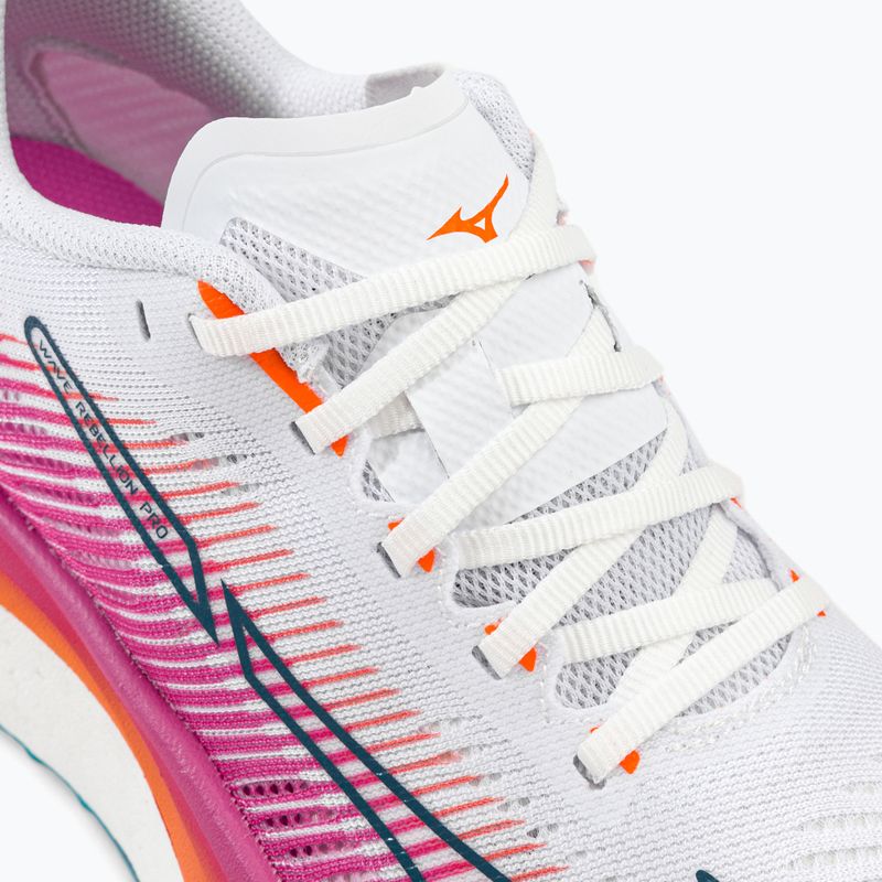 Mizuno Wave Rebellion Pro futócipő fehér és rózsaszín J1GD231721 12