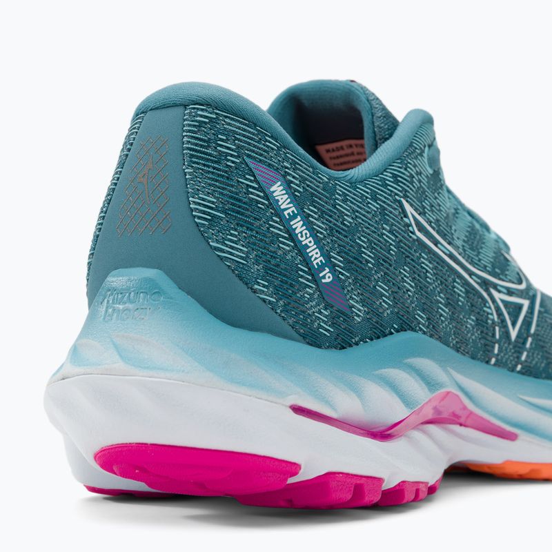 Női futócipő Mizuno Wave Inspire 19 kék J1GD234421 8