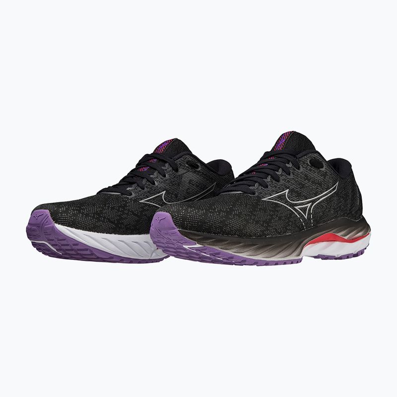 Női futócipő Mizuno Wave Inspire 19 W fekete/ ezüst/ bitsweet 15