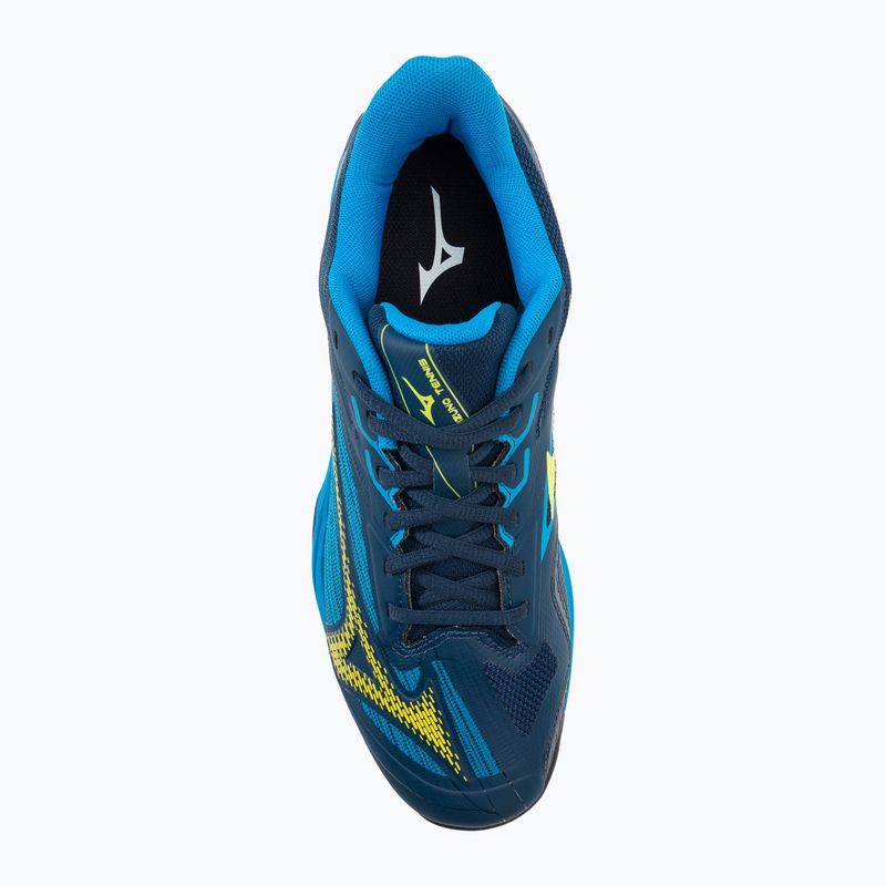 Férfi tenisz cipő Mizuno Wave Exceed Light 2 AC dress blues / bolt2 neon / clolsonne 6