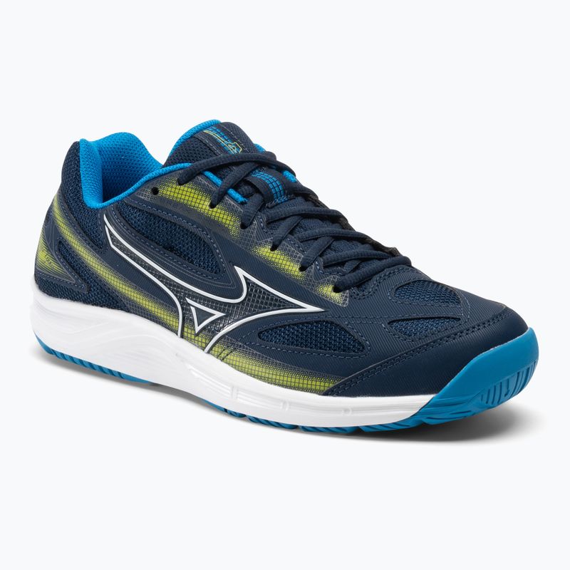 Férfi teniszcipő Mizuno Break Shot 4 AC dress blues / jet blue / kénes tavasz