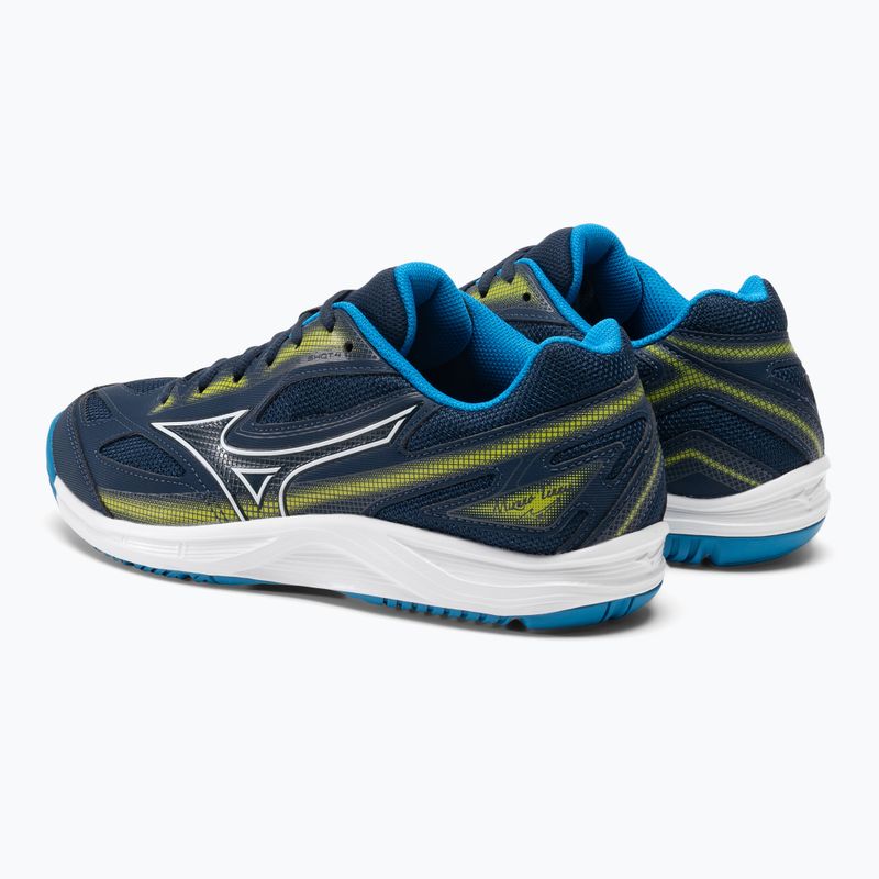 Férfi teniszcipő Mizuno Break Shot 4 AC dress blues / jet blue / kénes tavasz 3