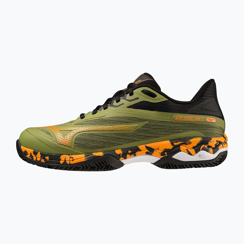 Férfi Mizuno Wave Exceed Light 2 Padel cipő calliste zöld / vibráló narancs / fekete 12