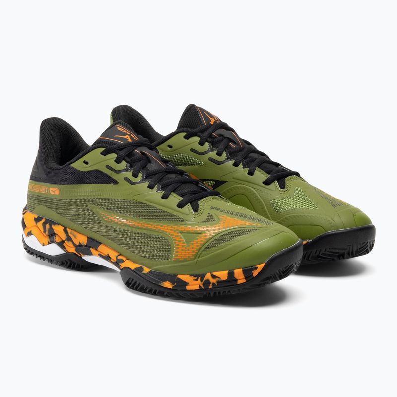 Férfi Mizuno Wave Exceed Light 2 Padel cipő calliste zöld / vibráló narancs / fekete 4
