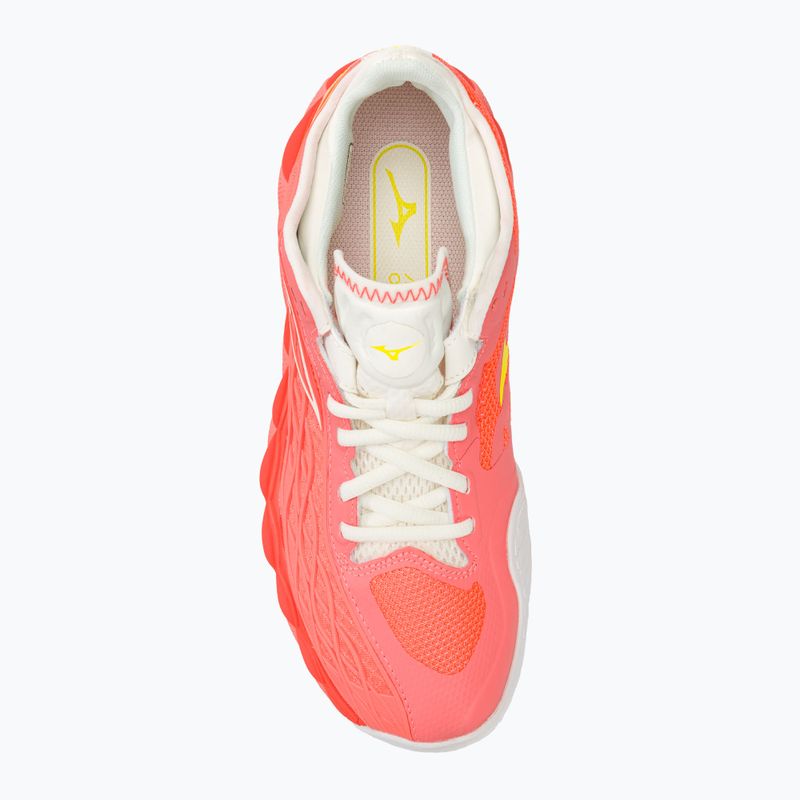 Női teniszcipő Mizuno Wave Enforce Tour CC candy coral/hófehér/hófehér/neon flame 5