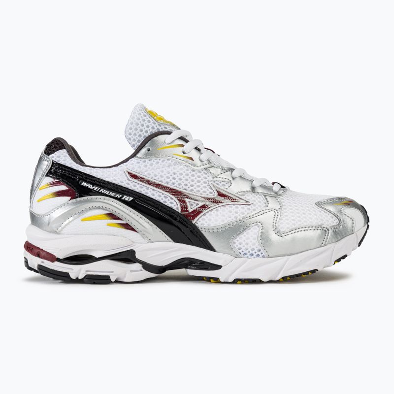 Cipő Mizuno Wave Rider 10 white/cabernet/silver 2