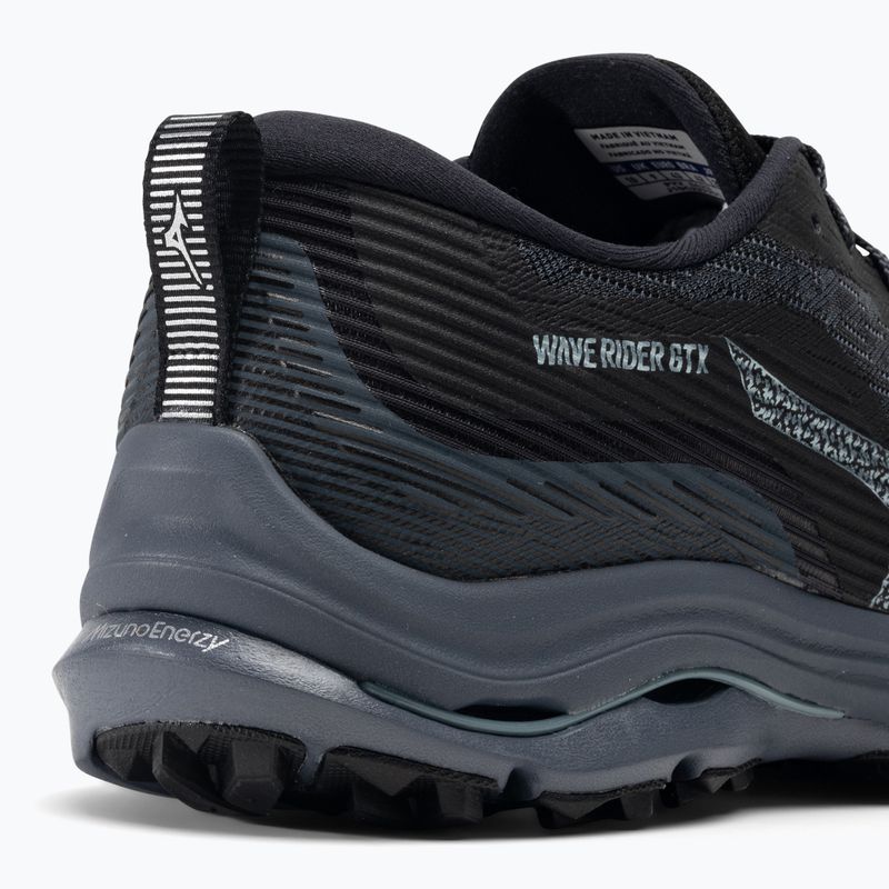 Férfi futócipő Mizuno Wave Rider GTX fekete/omre kék/glacial ridge 11