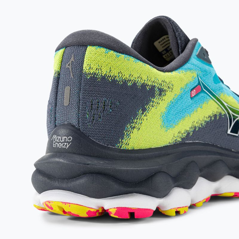 Férfi futócipő Mizuno Wave Sky 7 jet blue/fehér/bolt2neon 12