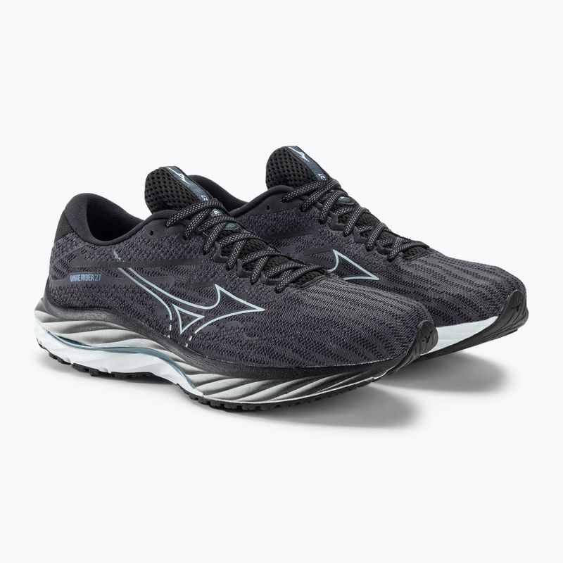 Férfi futócipő Mizuno Wave Rider 27 ébenfa/illúzió kék/fekete 6