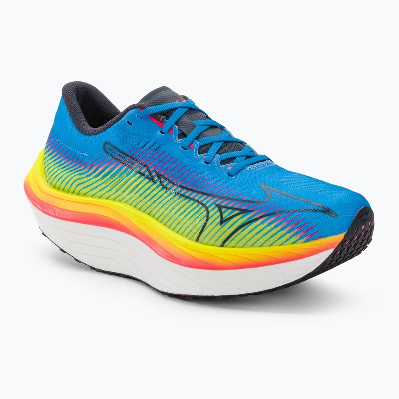 Férfi futócipő Mizuno Wave Rebellion Pro bolt2neon/ombre kék/jet kék