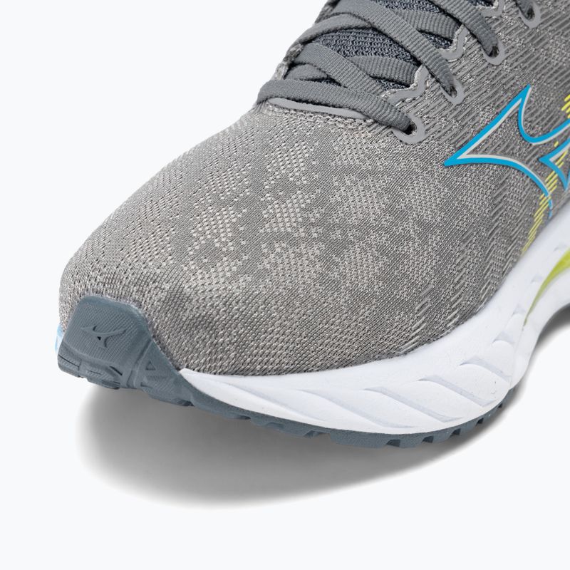 Férfi futócipő Mizuno Wave Inspire 19 ggray/jet blue/bolt2neon 8