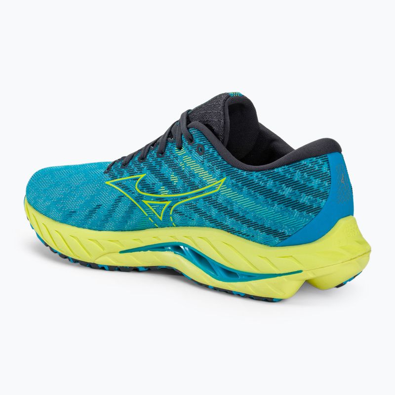 Férfi futócipő Mizuno Wave Inspire 19 jet blue/bolt2neon/luminous 3