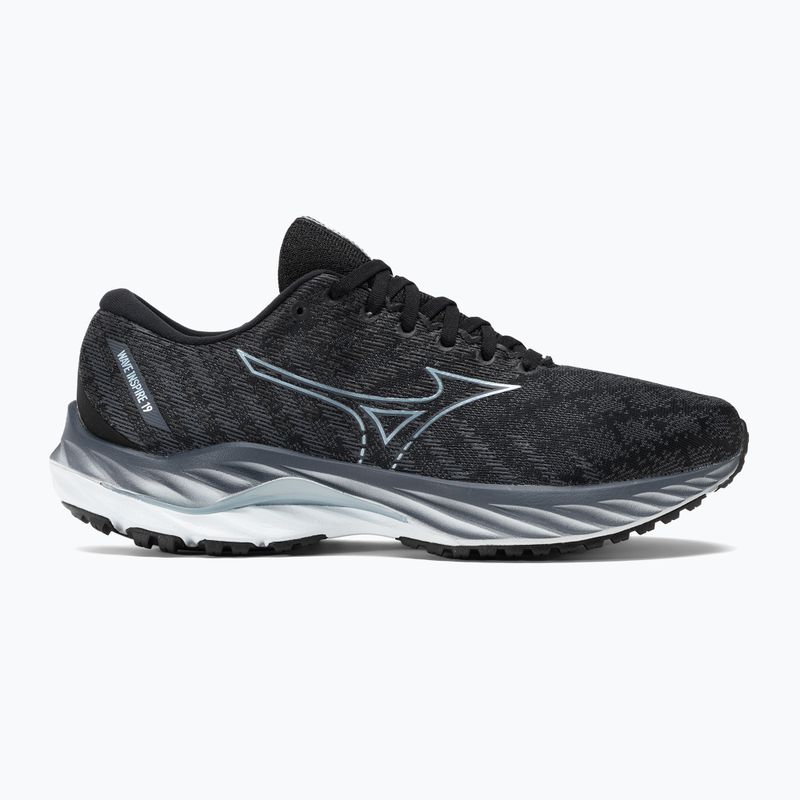 Férfi futócipő Mizuno Wave Inspire 19 2E black/glacial ridge/illusionblue 2