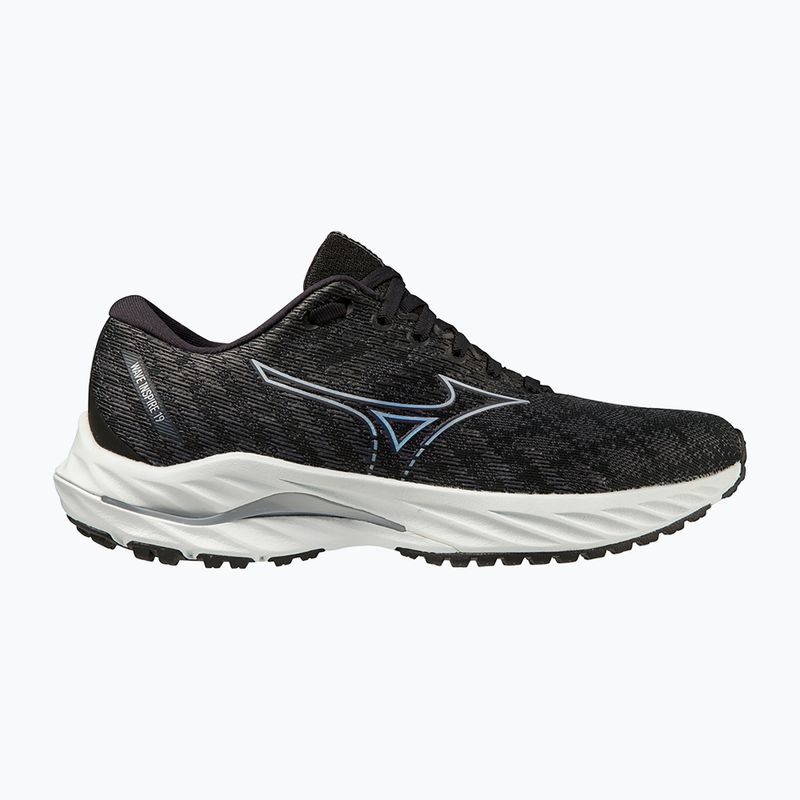 Női futócipő Mizuno Wave Inspire 19 D fekete/ ezüst/ snowcrest 8