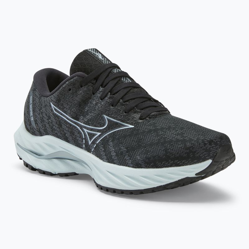 Női futócipő Mizuno Wave Inspire 19 D fekete/ ezüst/ snowcrest