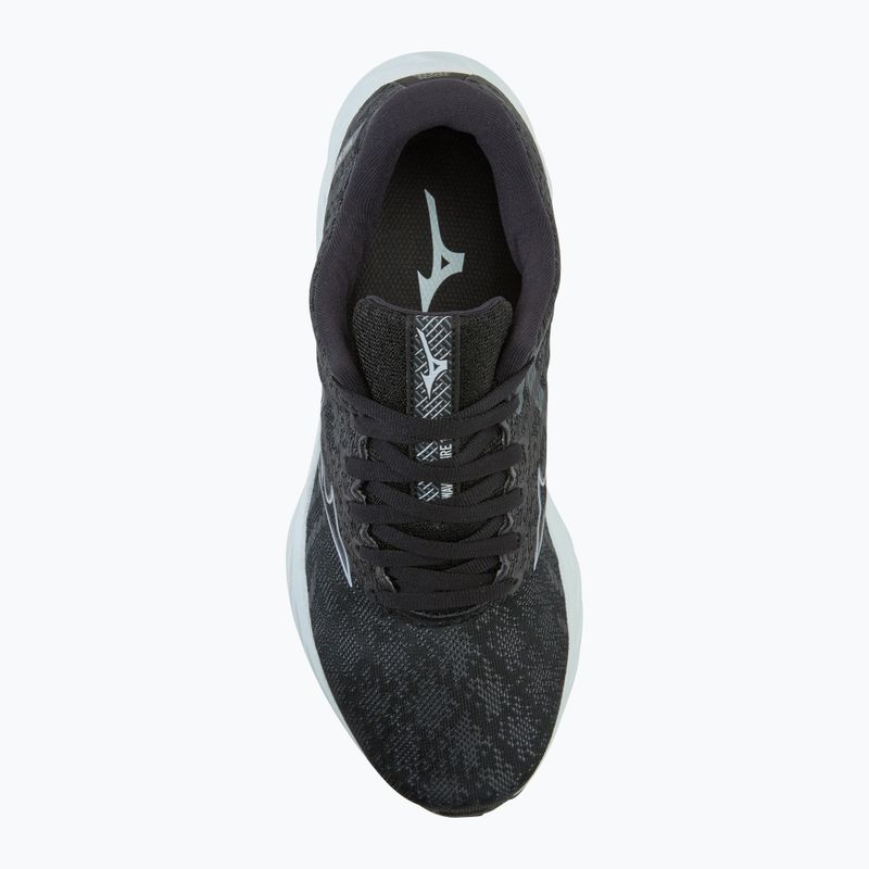 Női futócipő Mizuno Wave Inspire 19 D fekete/ ezüst/ snowcrest 5