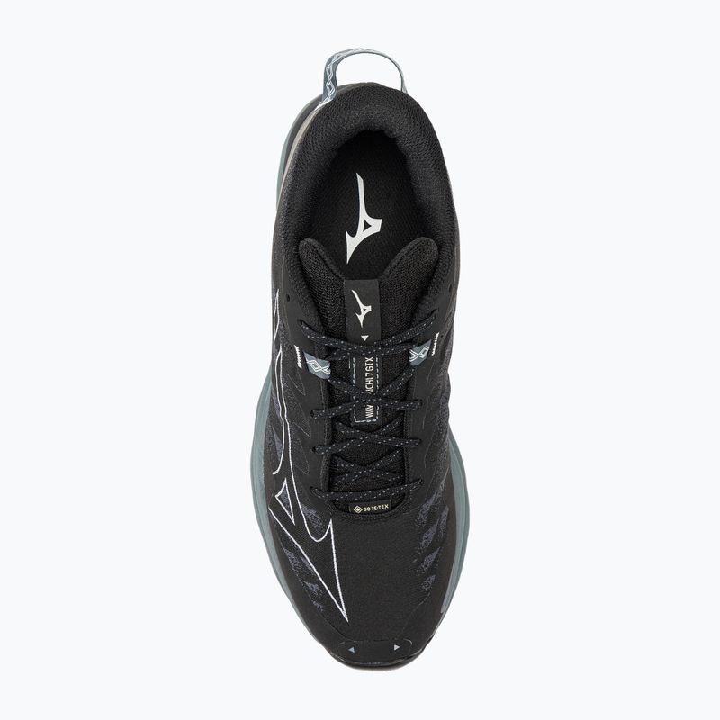 Férfi futócipő Mizuno Wave Daichi 7 GTX fekete/ombre kék/stormy weather 7