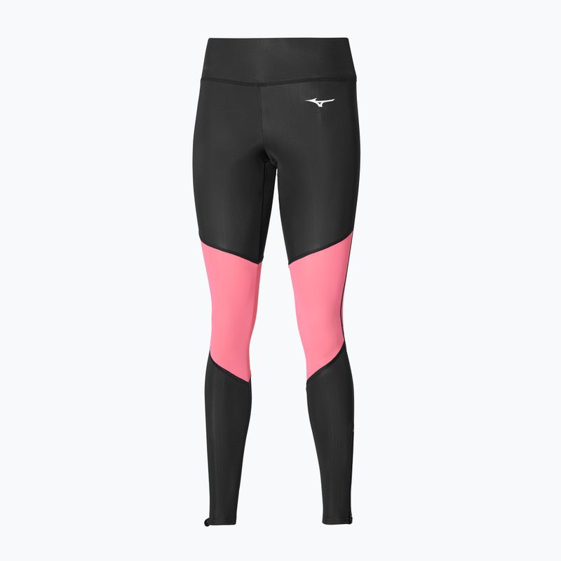 Női leggings Mizuno Core Long Tight black/sangria sunset