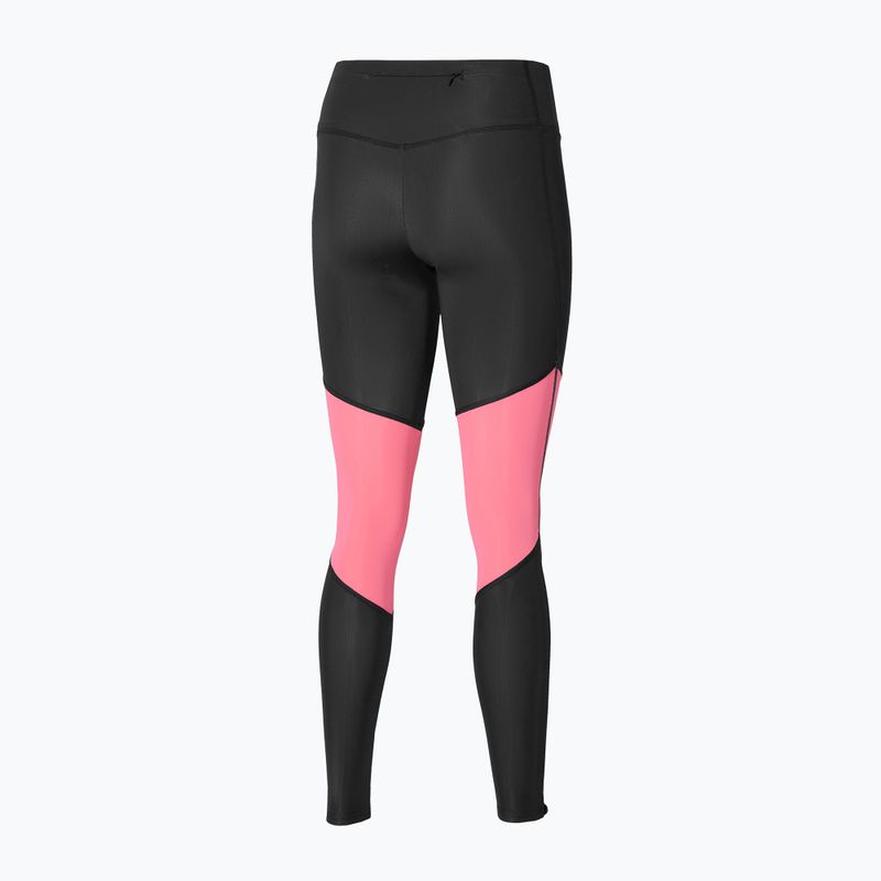 Női leggings Mizuno Core Long Tight black/sangria sunset 2