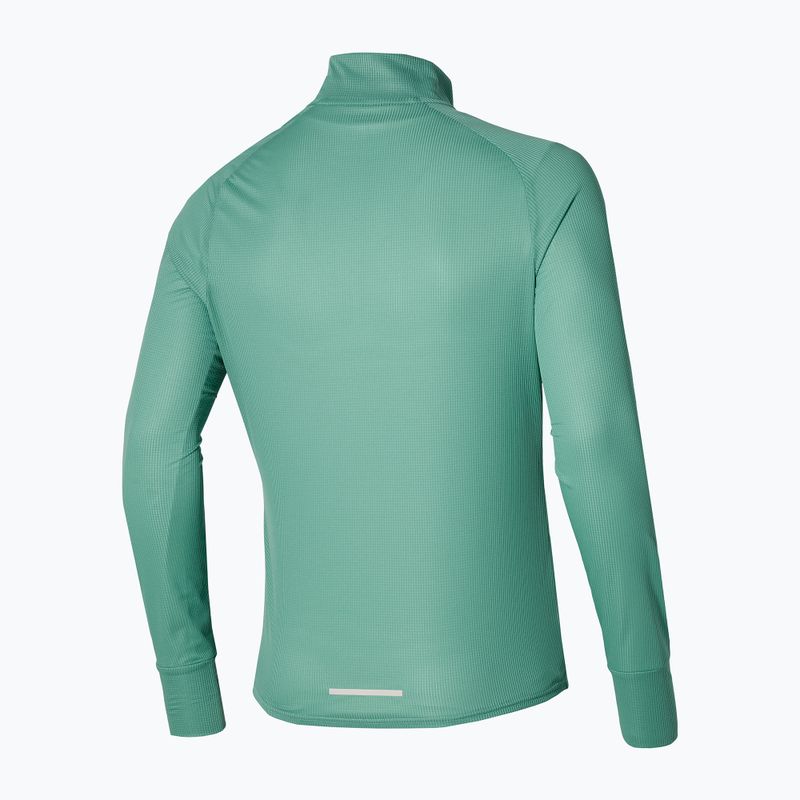Hibrid férfi hosszú ujjú futófelső Mizuno Hybrid Tee mineral blue 2