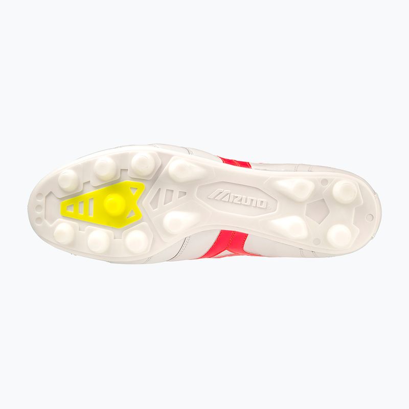 Férfi Mizuno Morelia II Elite MD futballcipő fehér/gyöngykorall2/bolt2 12