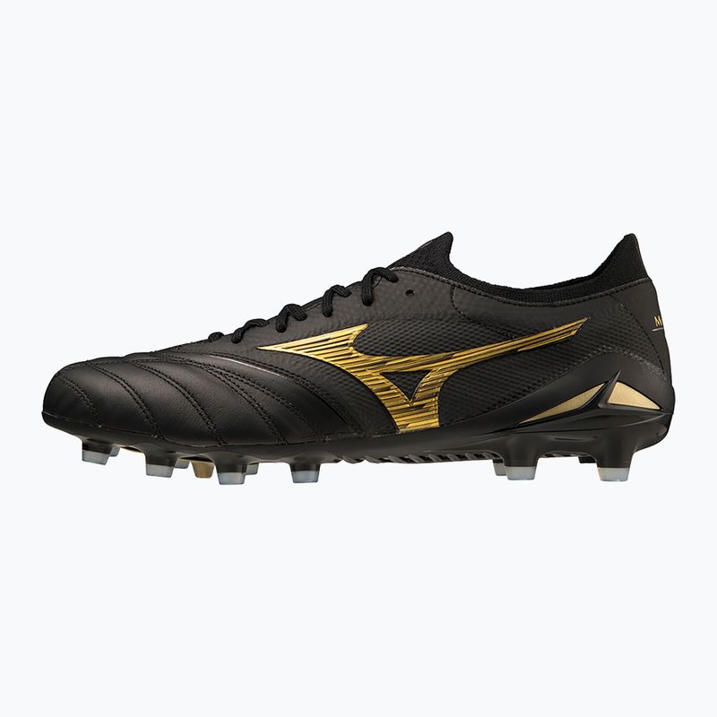 Mizuno Morelia Neo IV Beta JP MD férfi futballcipő fekete/arany/fekete 3