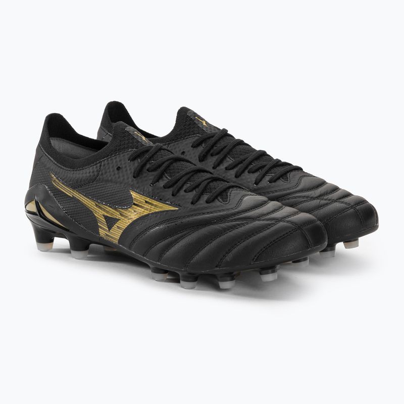 Mizuno Morelia Neo IV Beta Elite MD férfi futballcipő fekete/arany/fekete 5