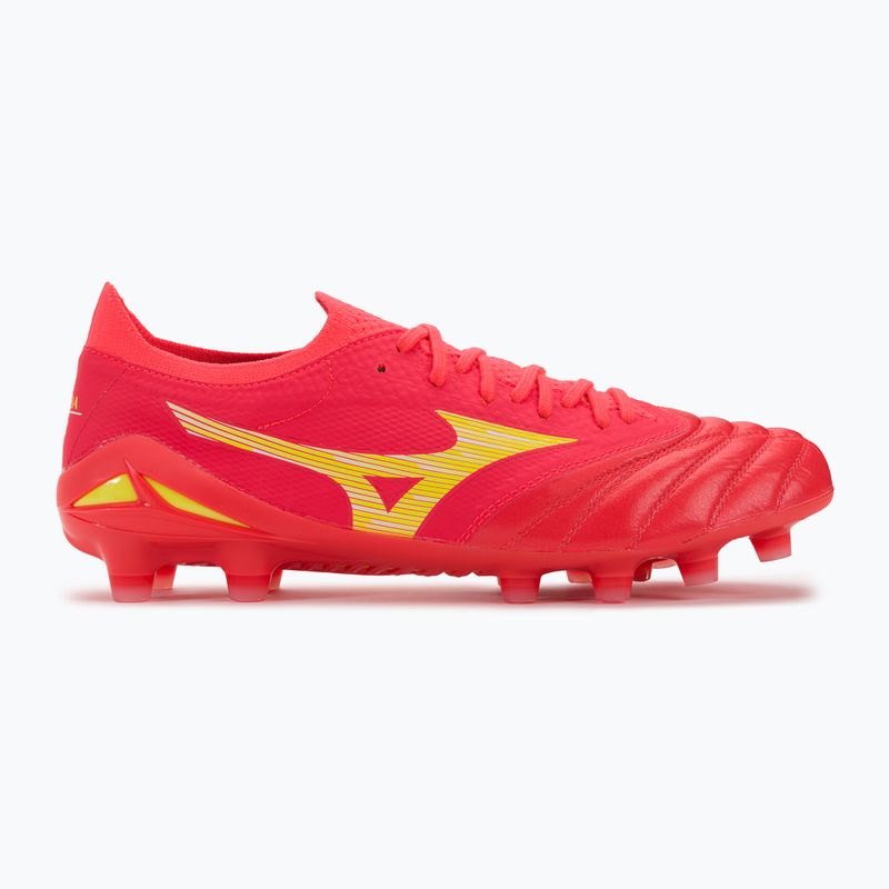 Férfi Mizuno Morelia Neo IV Beta Elite MD labdarúgó cipő flery coral2/bolt2/flery coral2 2