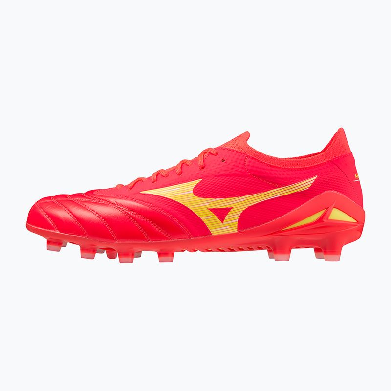 Férfi Mizuno Morelia Neo IV Beta Elite MD labdarúgó cipő flery coral2/bolt2/flery coral2 3