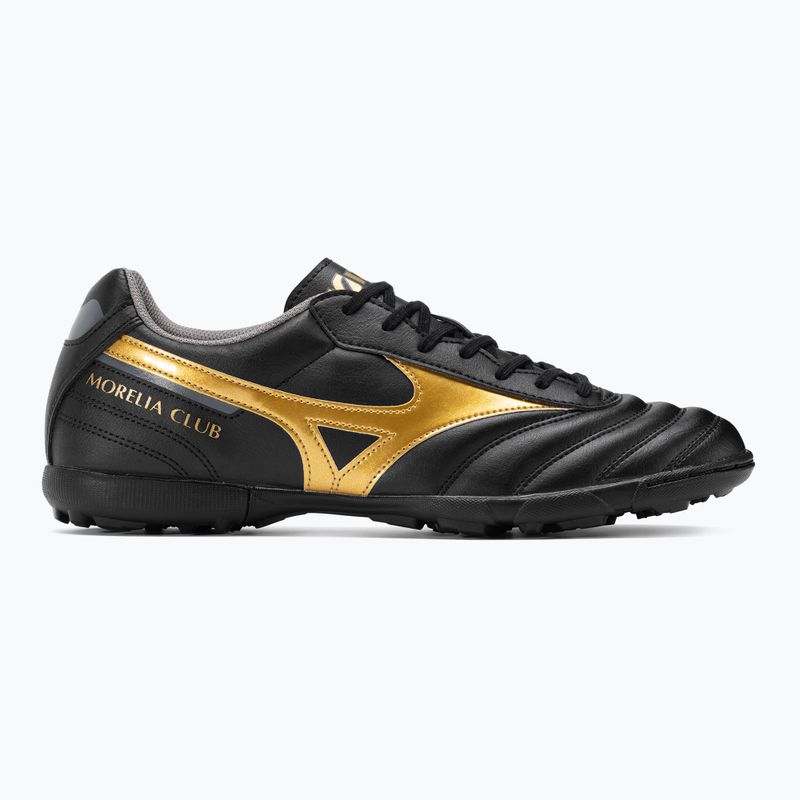 Férfi focicipő Mizuno Morelia II Club AS black/gold/dark shadow 2