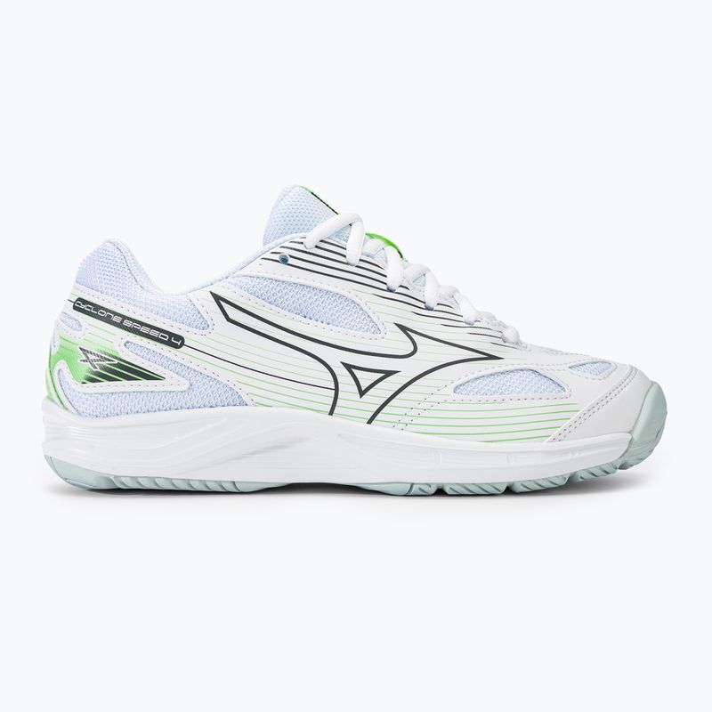 Női röplabda cipő Mizuno Cyclone Speed 4 white/gridge/patinagreen 2